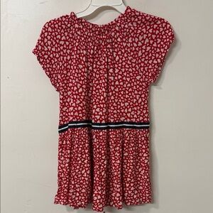 Gymboree Red and White Patterned Dress